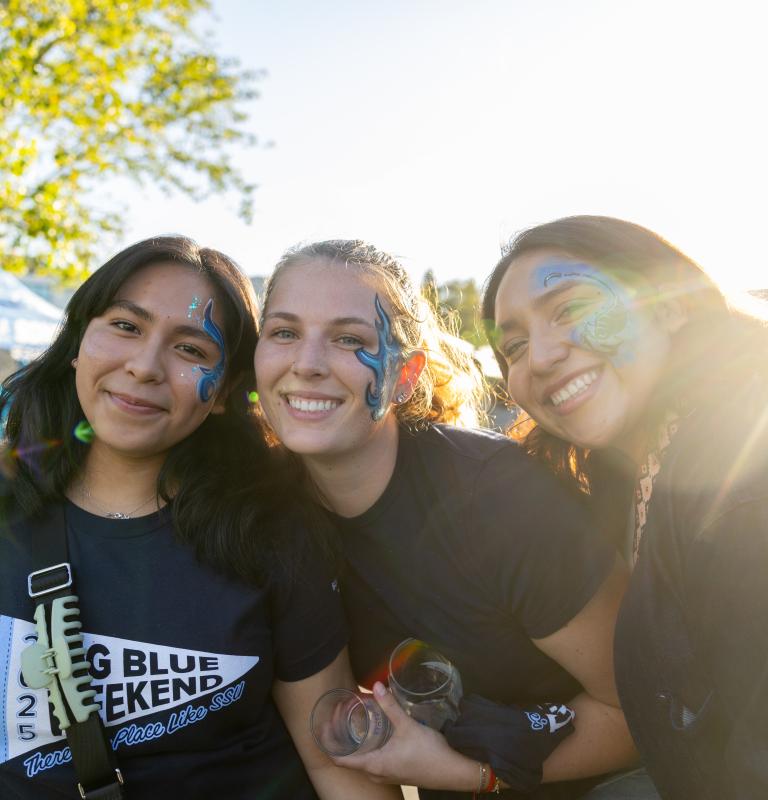 Students at Big Blue Weekend